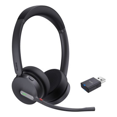 Yealink WH64 Hybrid Dual Teams Headset Wireless Head-band Office/Call center Micro-USB Bluetooth Bla