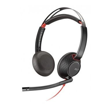 POLY  - Plantronics Blackwire 5220 Headset Head-band Black,Red