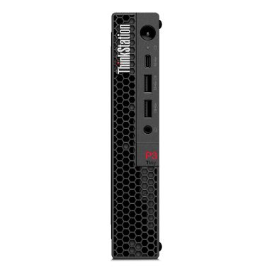 Lenovo ThinkStation P3 Tiny Intel® Core™ i9 i9-14900 32 GB DDR5-SDRAM 1 TB SSD NVIDIA T1000 Windows 11 Pro Mini PC Workstation Black