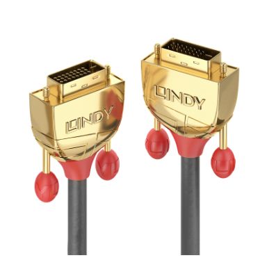 Lindy 36207 DVI cable 15 m DVI-D Grey