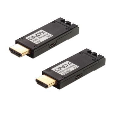 Lindy 38170 AV extender AV transmitter & receiver Black