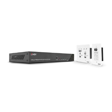 Lindy 38288 AV extender AV transmitter & receiver Black, White