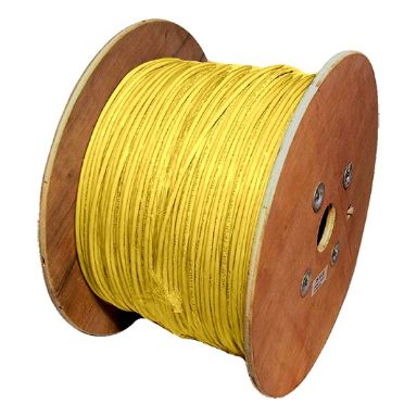Cablenet Cat6 Yellow U/UTP PVC 24AWG Stranded Patch Cable 500m Reel