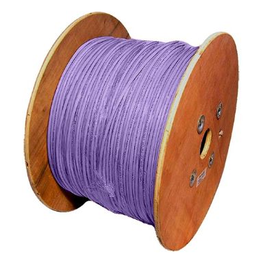 Cablenet Cat6 Violet U/UTP LSOH 24AWG Stranded Patch Cable 500m Reel