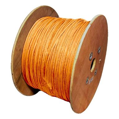 Cablenet Cat6a Orange S/FTP LSOH 26AWG Stranded Patch Cable 500m Reel