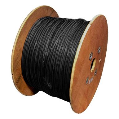 Cablenet Cat6a Black S/FTP LSOH 26AWG Stranded Patch Cable 500m Reel