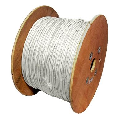 Cablenet Cat5e White U/UTP PVC 24AWG Stranded Patch Cable 500m Reel