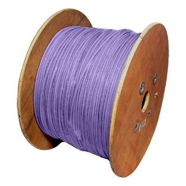 Cablenet Cat5e Violet U/UTP LSOH 24AWG Stranded Patch Cable 500m Reel
