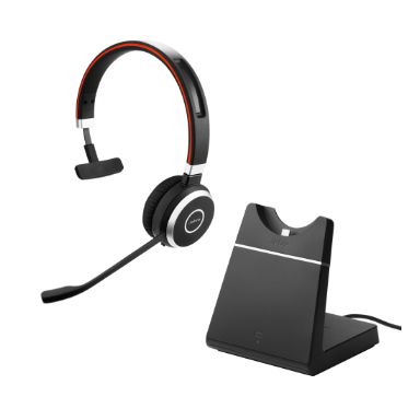 Jabra Evolve 65 SE - UC Mono with Charging Stand - Wired & Wireless - Calls/Music - 20 - 20000 Hz - 