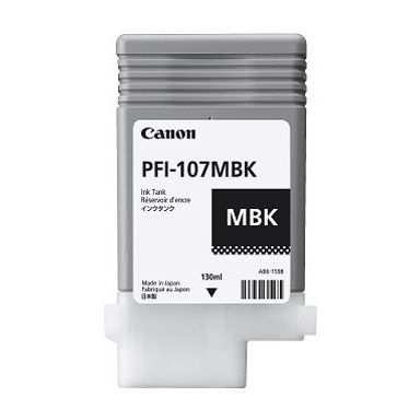 Canon 6704B001/PFI-107MBK Ink cartridge black matt 130ml for Canon IPF 670/680