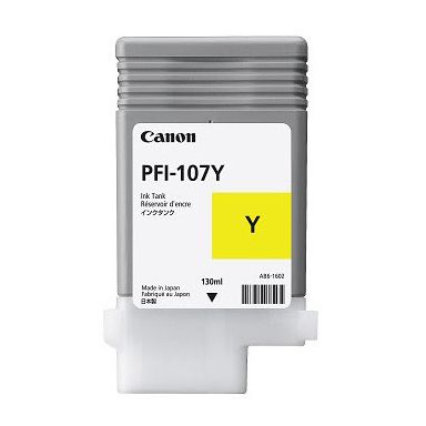 Canon 6708B001/PFI-107Y Ink cartridge yellow 130ml for Canon IPF 670/680