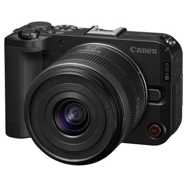 Canon EOS R50 V APS-C Mirrorless Camera - Black - Camera + 14-30mm Lens