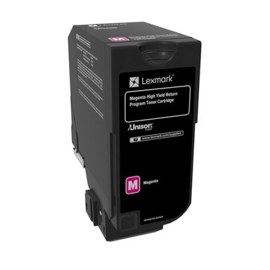 Lexmark 74C2HM0 Toner-kit magenta return program, 12K pages ISO/IEC 19798 for Lexmark CS 725