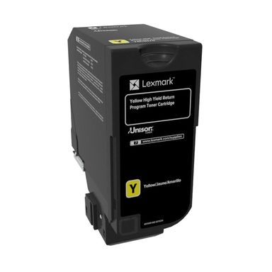 Lexmark 74C2HY0 Toner-kit yellow return program, 12K pages ISO/IEC 19798 for Lexmark CS 725