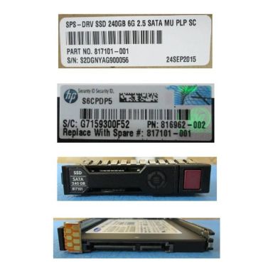 Hewlett Packard Enterprise hot-plug SSD 240GB 2.5Inch SFF