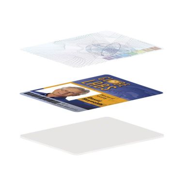 Fargo Fargo 82618 HDP Thermal Transfer High Secure Orbit Overlaminate in Universal Orientation (500 