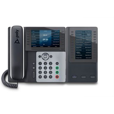 POLY Edge E500 IP Phone and PoE-enabled