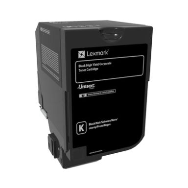 Lexmark 84C2HKE Toner-kit black return program Project, 25K pages ISO/IEC 19798 for Lexmark CX 725