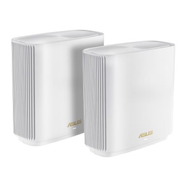 ASUS ZenWiFi AX (XT9) AX7800 2er Set WeiÃŸ Tri-band (2.4 GHz / 5 GHz / 5 GHz) Wi-Fi 6 (802.11ax) White 4 Internal