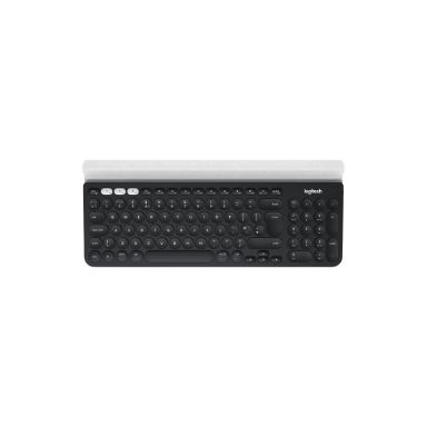 Logitech K780 keyboard RF Wireless + Bluetooth QWERTZ Swiss Grey, White