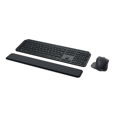 Logitech MX Keys S Combo keyboard Mouse included Office RF Wireless + Bluetooth QWERTZ German Graphite
