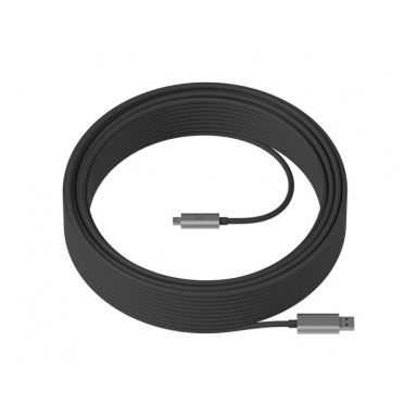 Logitech Strong USB cable 10 m 3.2 Gen 2 (3.1 Gen 2) USB A USB C Black