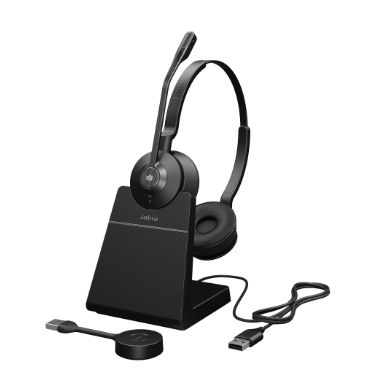 Jabra Engage 55 - Wireless - Office/Call center - 83 g - Headset - Black - Titanium