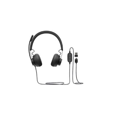 Logitech Zone Wired Teams Headset Head-band Black