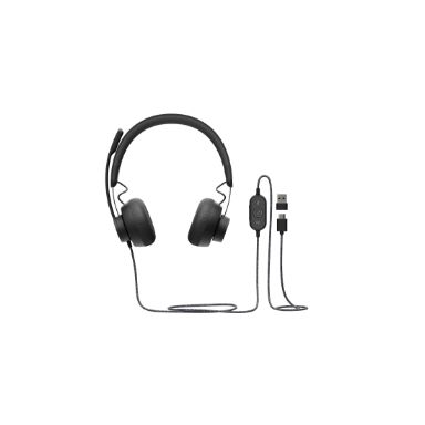Logitech Zone Wired UC Headset Head-band Black