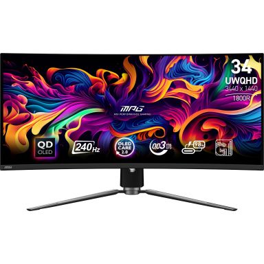 MSI MPG 341CQPX QD-OLED computer monitor 86.4 cm (34