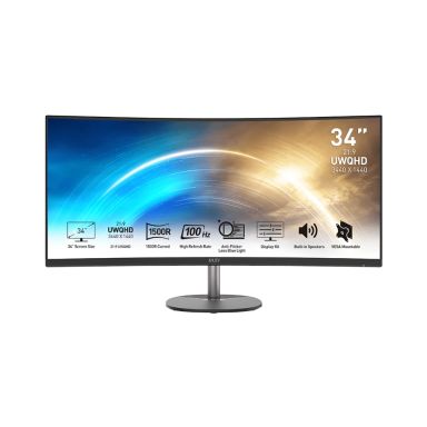 MSI PRO MP341CQDE   86cm (34) VA UWQHD 4ms 100Hz