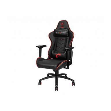 MSI MAG CH120X Gaming Chair 'Black and Red, Steel frame, Recline-able backrest, Adjustable 4D Armres