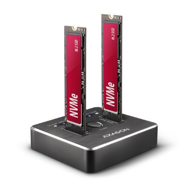 Axagon ADSA-M2C storage drive docking station USB 3.2 Gen 2 (3.1 Gen 2) Type-C