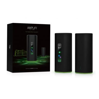 Ubiquiti Networks AmpliFi Alien Tri-Band WiFi 6 Scalable Mesh System Router and MeshPoint - AFI-ALN-KIT
