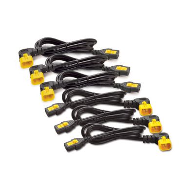 APC C13 - C14 (90 Deg), 1.8m, 6-pack Black,Yellow 1.83 m C13 coupler C14 coupler