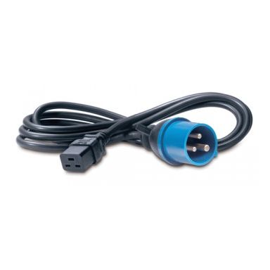 APC C19/IEC309 2.5m Black C19 coupler
