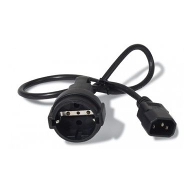 APC AP9880 power cable Black 0.6 m C14 coupler CEE7/7