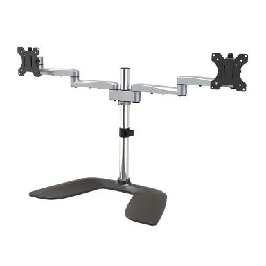 StarTech.com Dual Monitor Stand - Ergonomic Desktop Monitor Stand for up to 32