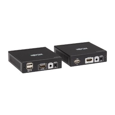 Eaton Tripp Lite B013-HU-4K HDMI HDBaseT KVM Console Extender over Cat6 - 2 USB Ports, IR, 4K 30 Hz (130 f