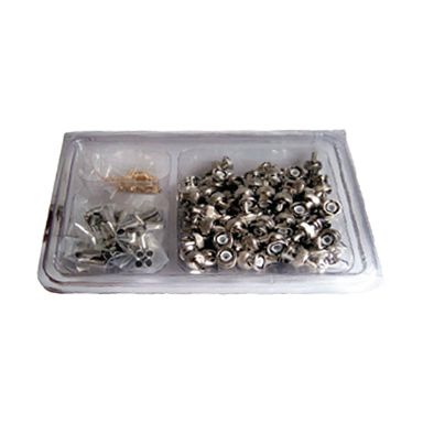 Cablenet BNC Crimp Plug RG179 Diecast Handy Pack 100pcs