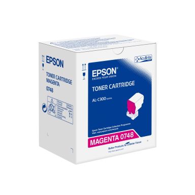 Epson C13S050748/0748 Toner-kit magenta, 8.8K pages for Epson AL-C 300