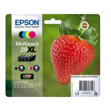 Epson C13T29964012 (29XL) Ink cartridge multi pack, 11,3ml + 3x6,4ml, Pack qty 4