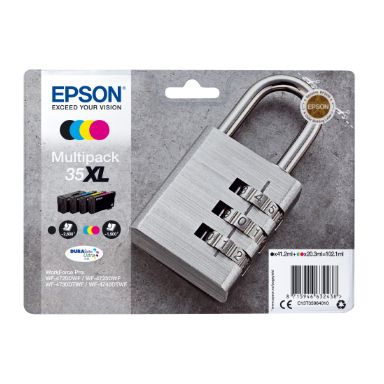 Epson C13T35964010/35XL Ink cartridge multi pack Bk,C,M,Y high-capacity 41,2ml + 3x20,3ml Pack=4 for