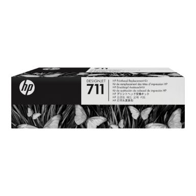 HP C1Q10A/711 Printhead + Ink cartridge Bk,C,M,Y 48ml Pack=4 for HP DesignJet T 520