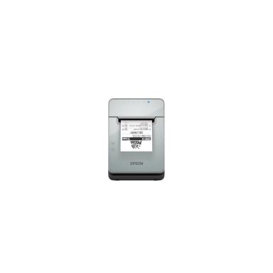Epson TM-L100, 8 dots/mm (203 dpi), cutter, linerless, USB, Lightning, BT, Ethernet, black