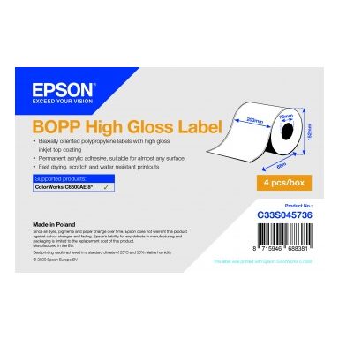 Epson C33S045736 printer label