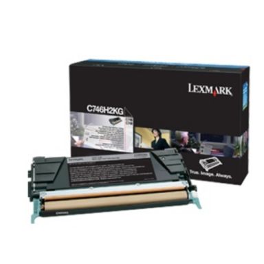 Lexmark C746H3KG Toner cartridge black Project, 12K pages ISO/IEC 19798 for Lexmark C 746/748