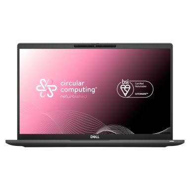 Circular Computing BSI certified Dell Latitude 7420 Refurbished Laptop, Intel Core i7 11th Gen, 16GB, 256GB SSD, 14