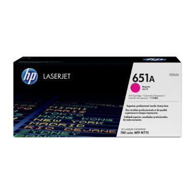HP CE343A/651A Toner cartridge magenta, 16K pages ISO/IEC 19798 for HP LaserJet 700 M775