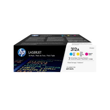 HP CF440AM/312A Toner cartridge MultiPack cyan magenta yellow, 3x2.7K pages ISO/IEC 19798 Pack=3 for